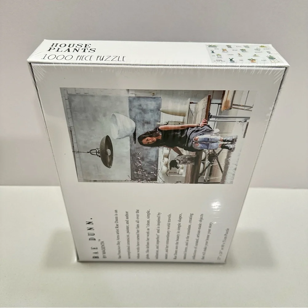 NEW SEALED Rae Dunn 1000 piece‎ puzzle Houseplants Succulents Cactus 27” x 20”